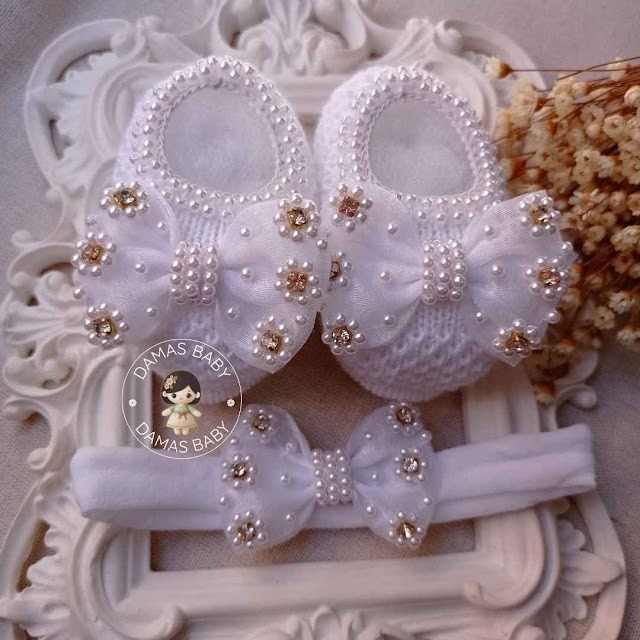 Marjorie Organza Flor Pérola Strass - Branco