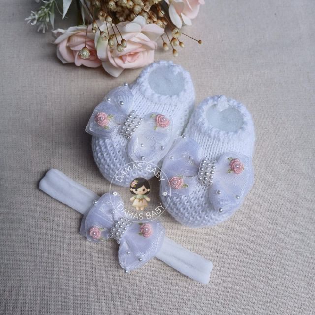Aurora Rococó Duplo Organza - Branco c/ Rosa