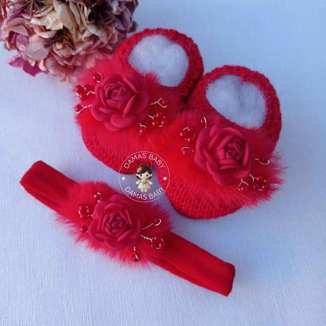 Freya Pompom Flor Arranjo - Vermelho