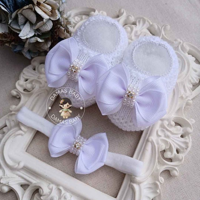 Astrid Laço Gorgurão Pérola Strass - Branco