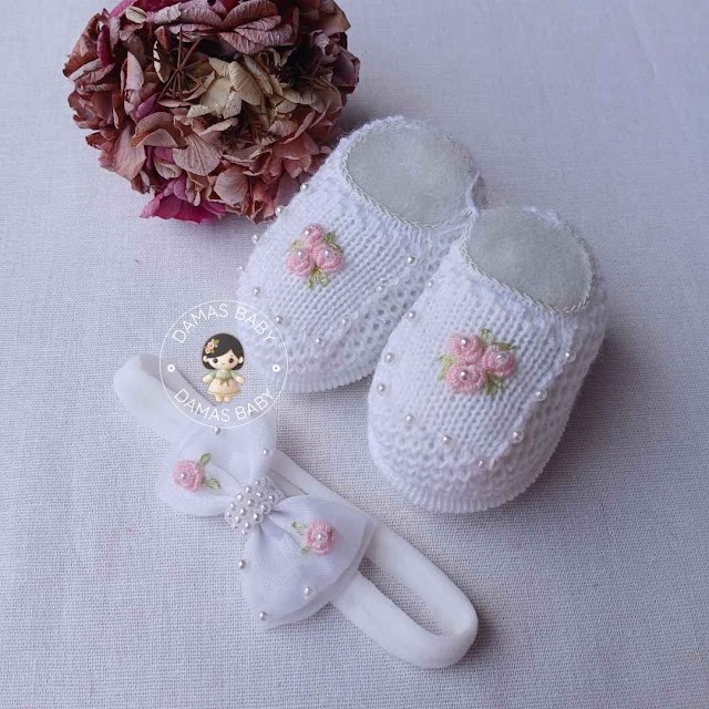 Zara Trio Rococó Pérola - Branco c/ Rosa