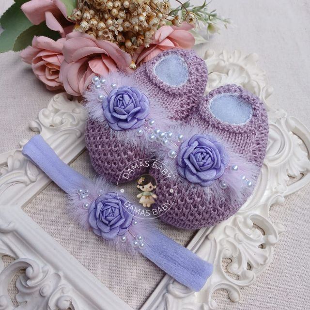 Freya Pompom Flor Arranjo - Lilás Floral