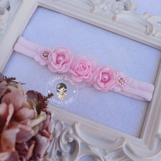 Faixa Florata - Rosa
