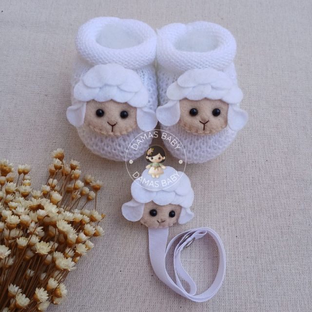 Ovelha Cabelinho Branco Bolinha - Branco