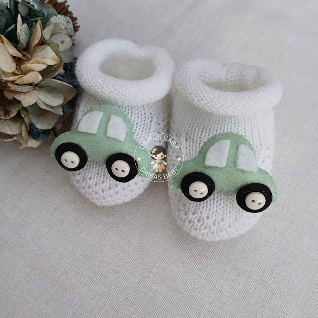 Carrinho Verde Bebê - Branco